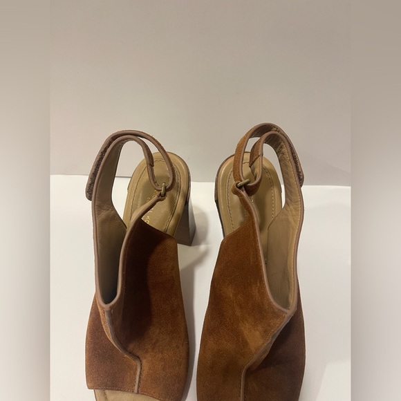 Michael Kors Brown Suede Heeled Sandals - Picture 3 of 11
